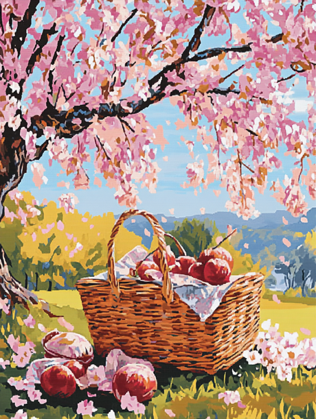Petal-Strewn Feast (Diamond Painting) Diamond Painting kit