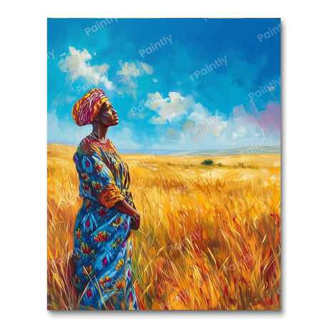 Pride of the African Prairie II (Diamond Painting) Diamond Painting kit