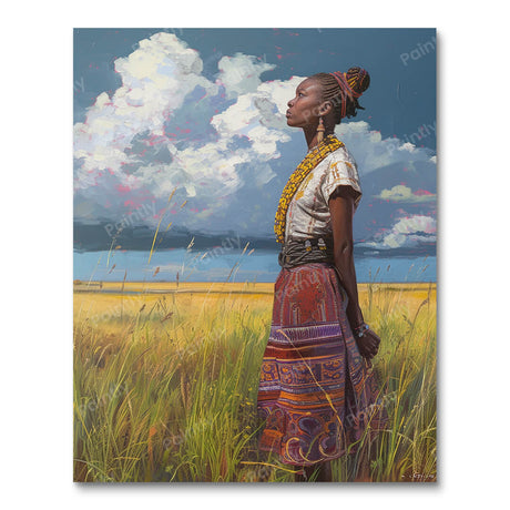 Pride of the African Prairie IV (Diamond Painting) Diamond Painting kit