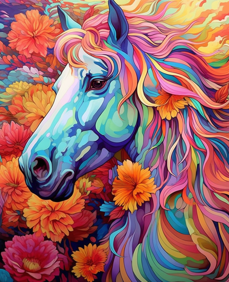 Psychedelic Horse I