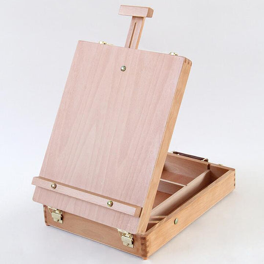 Wooden Desktop Easel & Storage Box