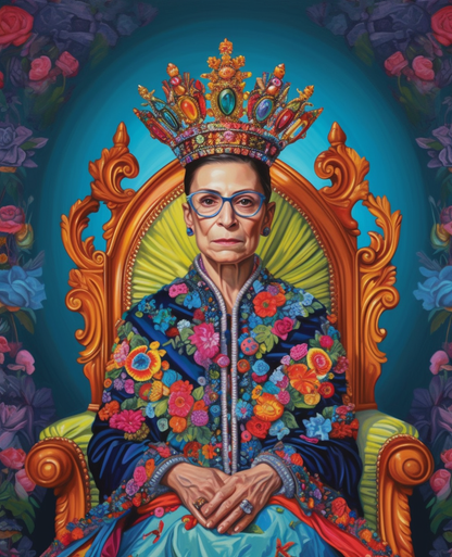 Queen Ruth Bader Ginsburg (Paint by Numbers)