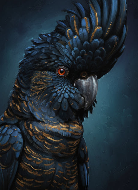 Midnight Cockatoo (Diamond Painting) Diamond Painting kit