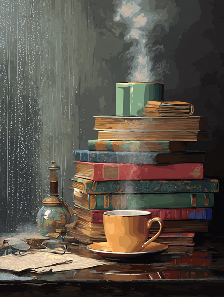 Rainy Day Reads (Diamond Painting) Diamond Painting kit