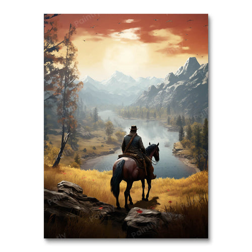 Red Dead Ride (Diamond Painting)