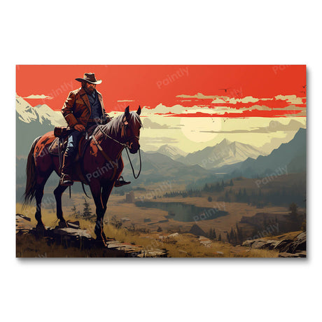 Red Dead Ride II (Diamond Painting) Diamond Painting kit