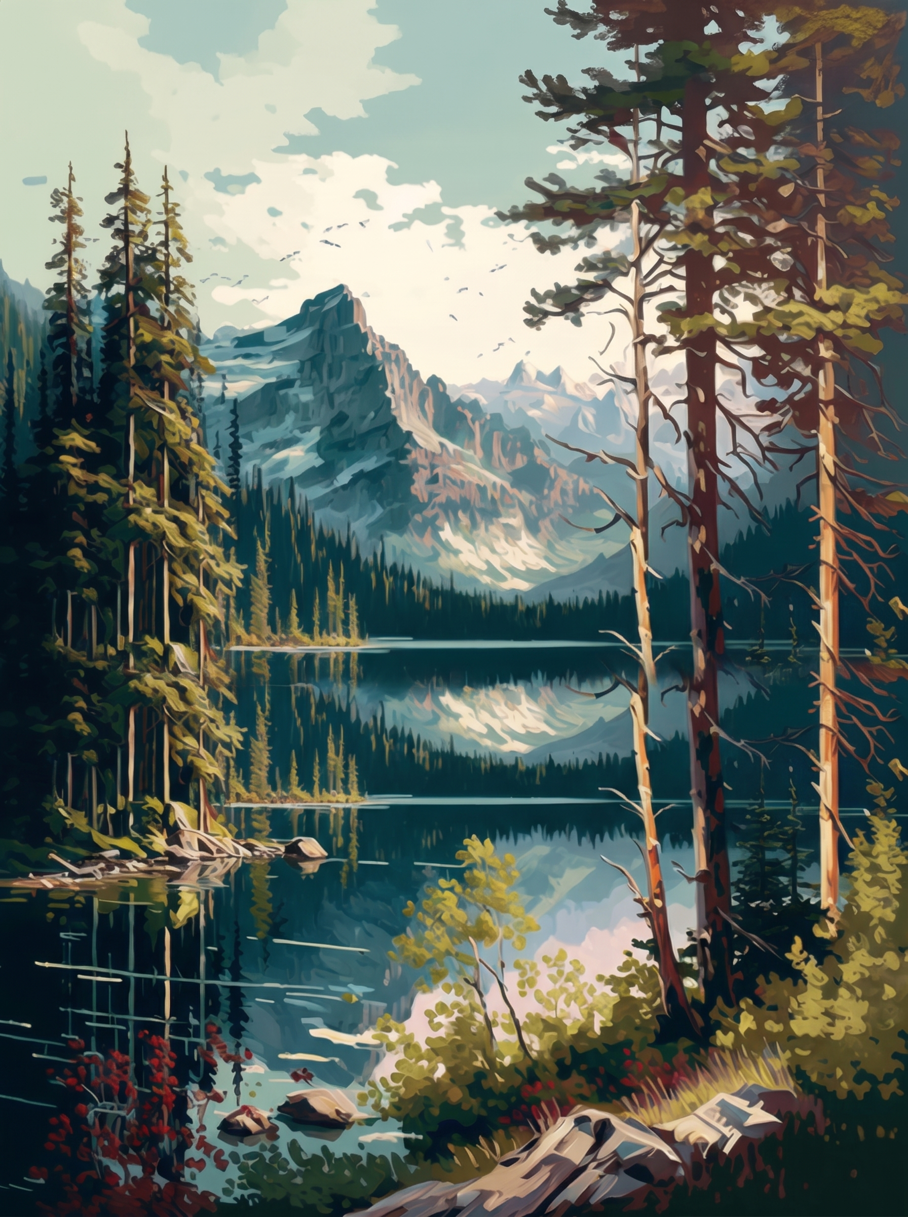 Reflections (Paint by Numbers)