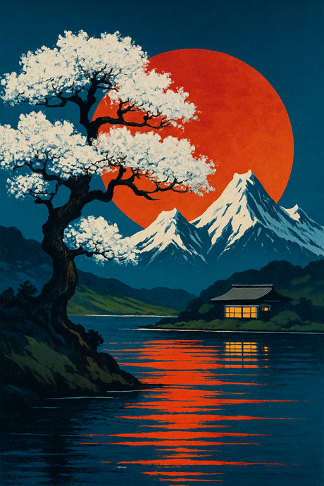 Reflections of Japan (Diamond Painting) Diamond Painting kit
