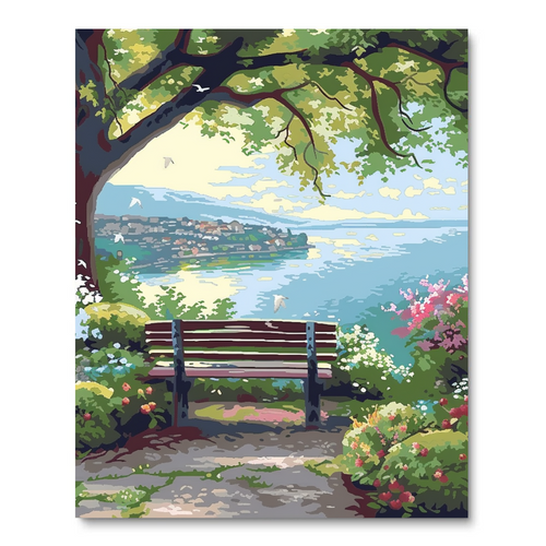 Relaxing Viewpoint (Diamond Painting) Diamond Painting kit