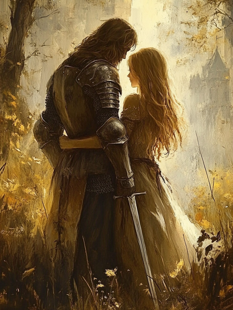 Romantic Knight Fair Lady (Diamond Painting) Diamond Painting kit