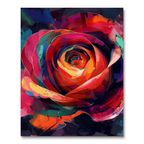 Rose Cascade (Diamond Painting) Diamond Painting kit