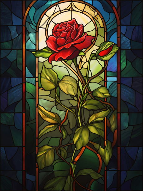 Rose Window (Paint by Numbers)