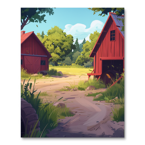 Rural Retreat (Diamond Painting) Diamond Painting kit