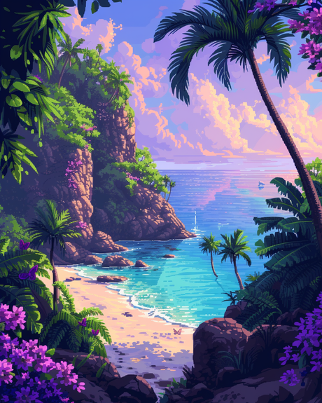 Sahara Serenity Tropical Oasis