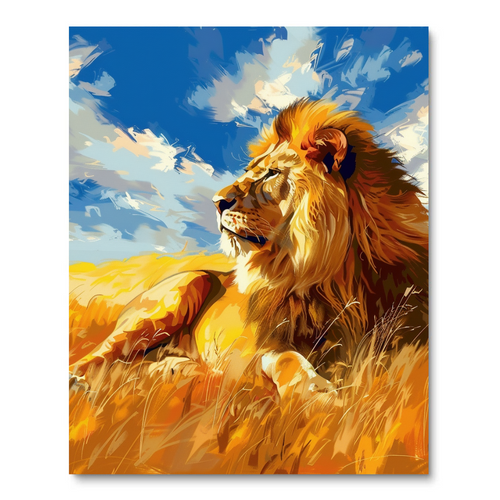 Savannah King (Diamond Painting) Diamond Painting kit