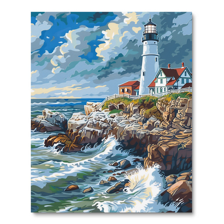 Seaside Sentinel (Diamond Painting) Diamond Painting kit