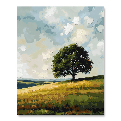 Single Tree Vista (Diamond Painting) Diamond Painting kit