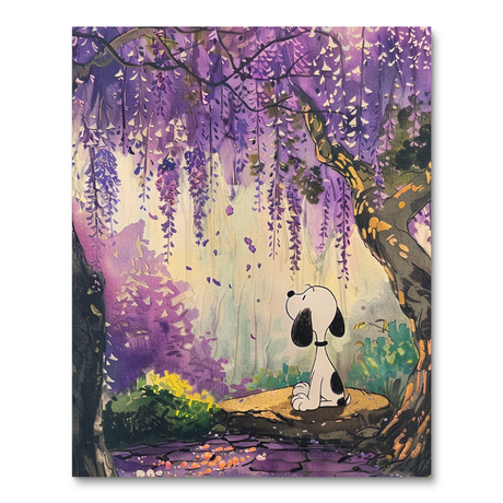 Snoopy's Blossom Bash (Diamond Painting) Diamond Painting kit