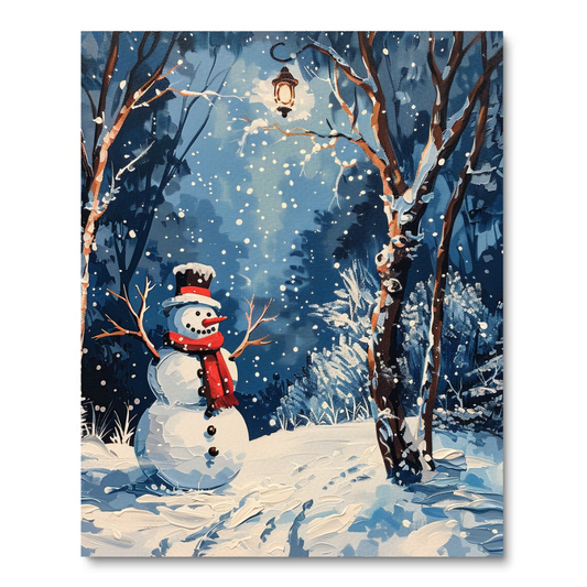 Snowy Scene (Diamond Painting)