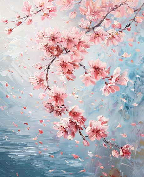Soft Blossom Petals (Diamond Painting) Diamond Painting kit