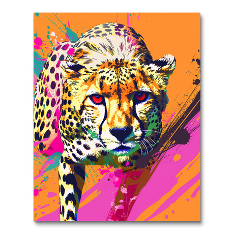 Speedy Cheetah (Diamond Painting) Diamond Painting kit