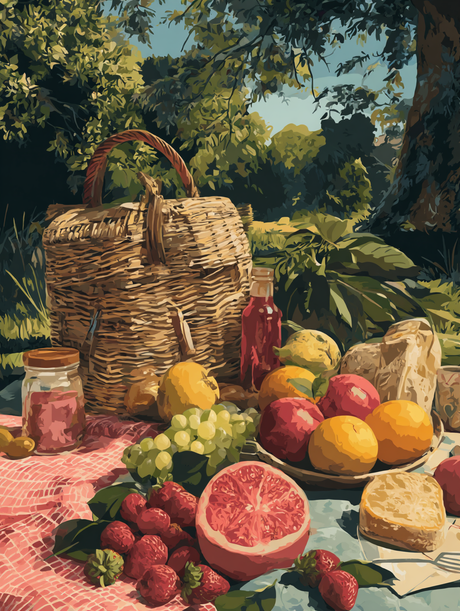 Summertime Picnic Spread (Diamond Painting) Diamond Painting kit
