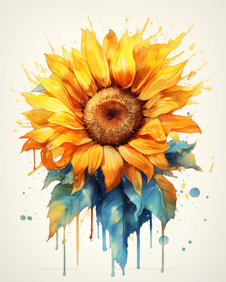 Sunflower Serenade (Paint by Numbers)