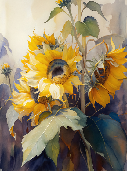 Sunflowers II (Paint by Numbers)