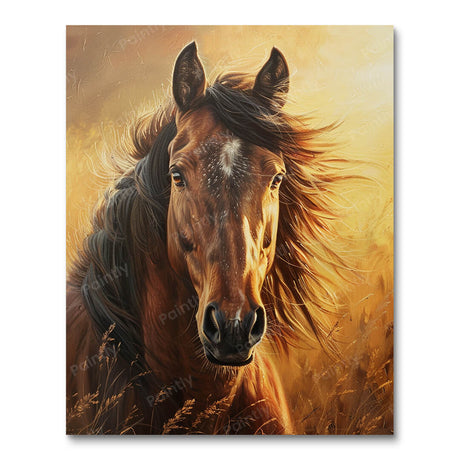 Sunlit Stallion (Diamond Painting) Diamond Painting kit