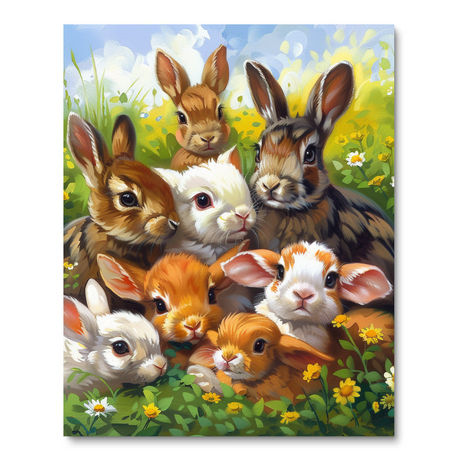 Sunny Meadow Cuties (Diamond Painting) Diamond Painting kit