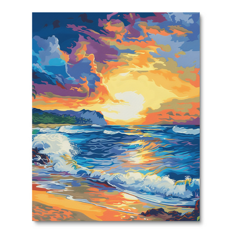 Sunset In Far Way (Diamond Painting) Diamond Painting kit