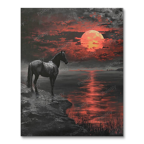 Sunset Stallion II (Diamond Painting) Diamond Painting kit