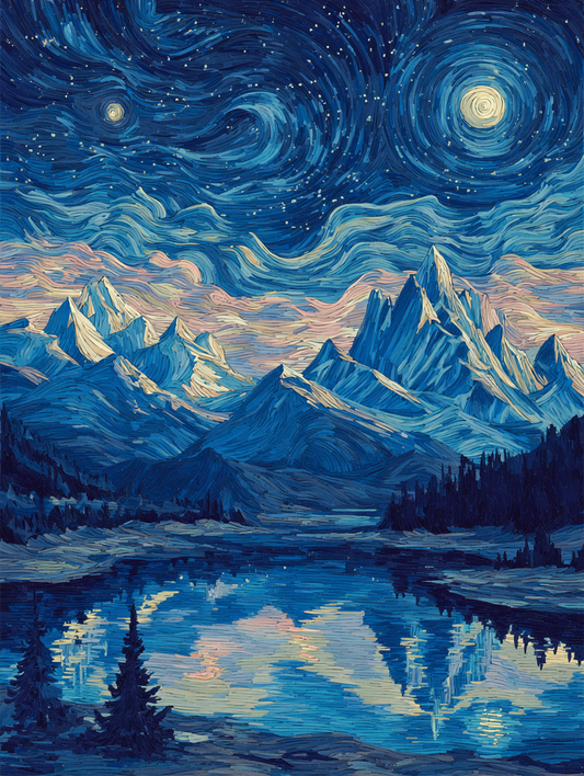Swirling Night Sky