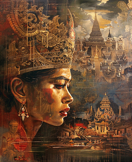 Temple City Dreams (Diamond Painting) Diamond Painting kit