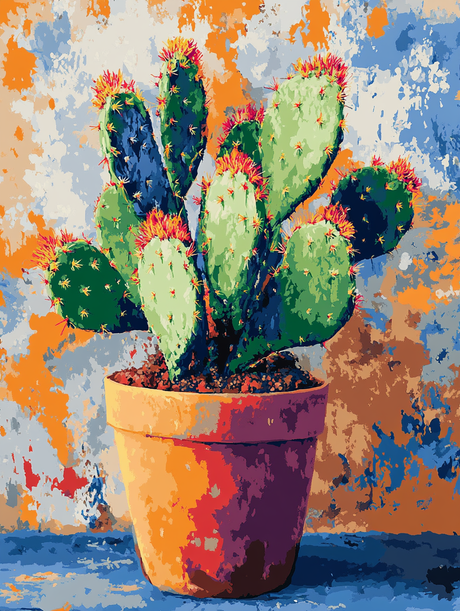 Textured Terracotta Spines (Diamond Painting) Diamond Painting kit