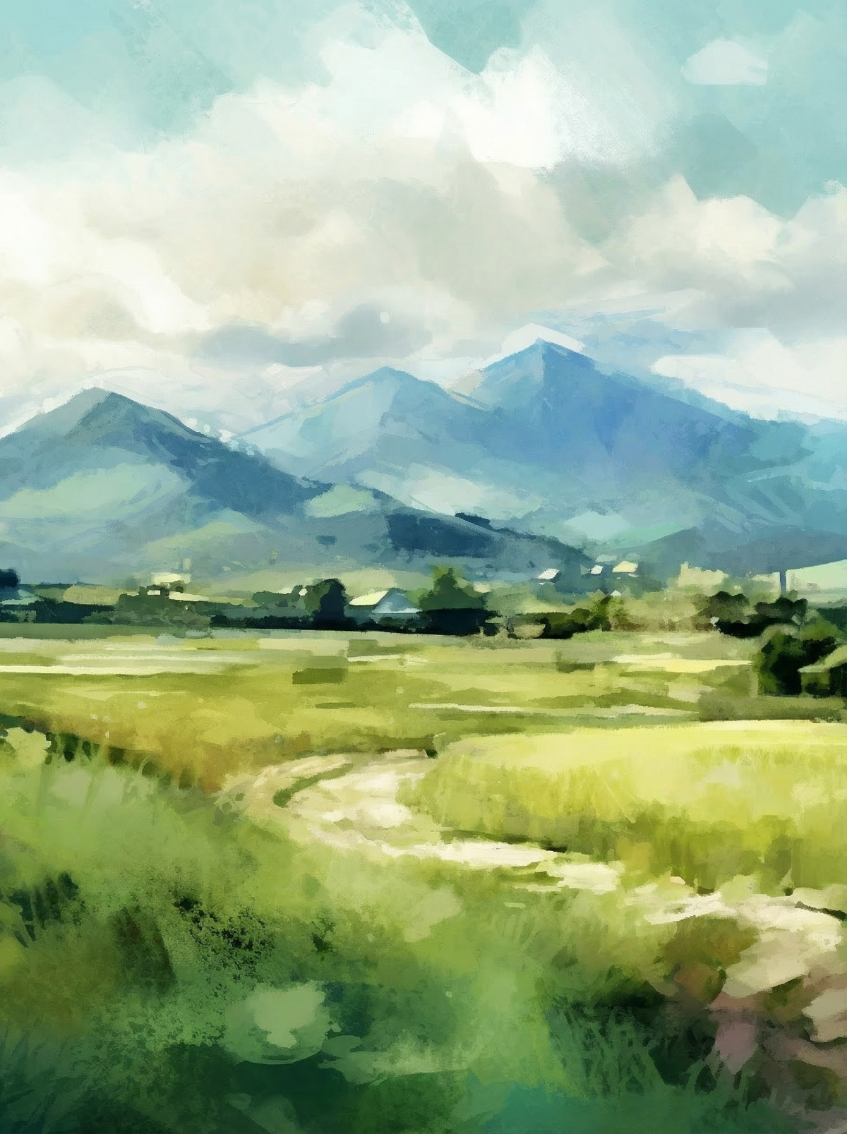 The Highland Harmony (Paint by Numbers)