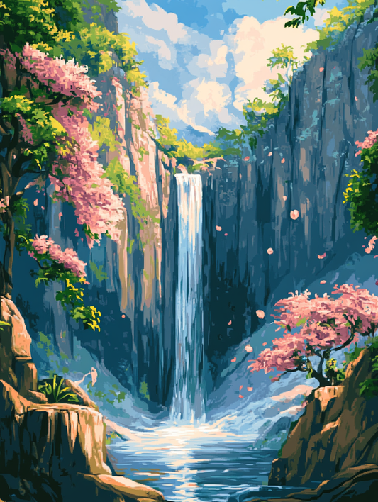 The Pink Waterfalls