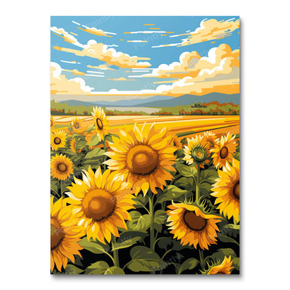 Golden Sunflower Bliss II