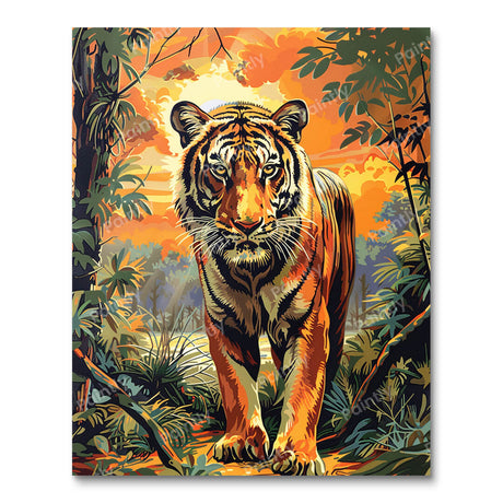 Tiger Stance (Diamond Painting) Diamond Painting kit