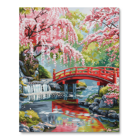 Tranquil Zen Retreat (Board Canvas) People Paint by Numbers kit
