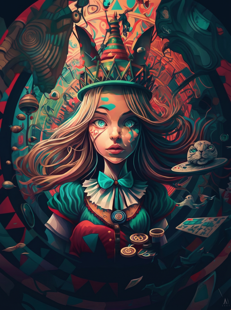 Trippy Alice in Wonderland II