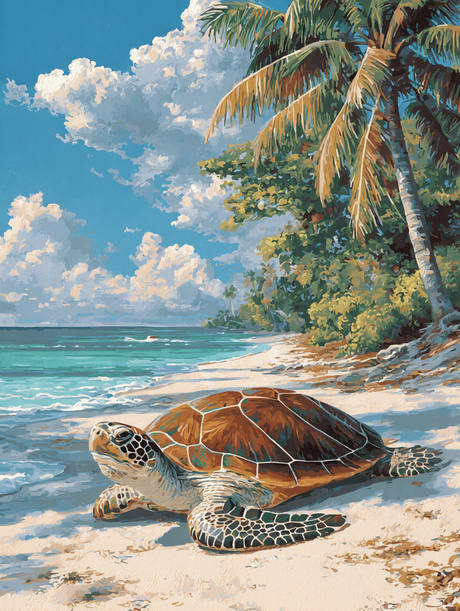 Tropical Shore Dweller (Diamond Painting) Diamond Painting kit