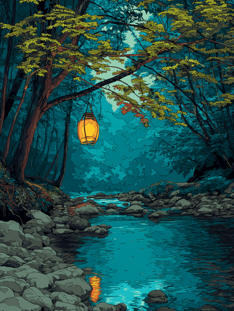 Twilight Woods Serenity (Diamond Painting) Diamond Painting kit