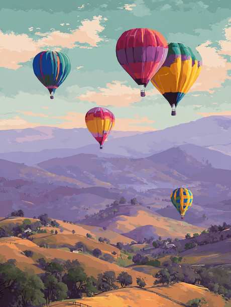Valley Whisper Balloons (Diamond Painting) Diamond Painting kit