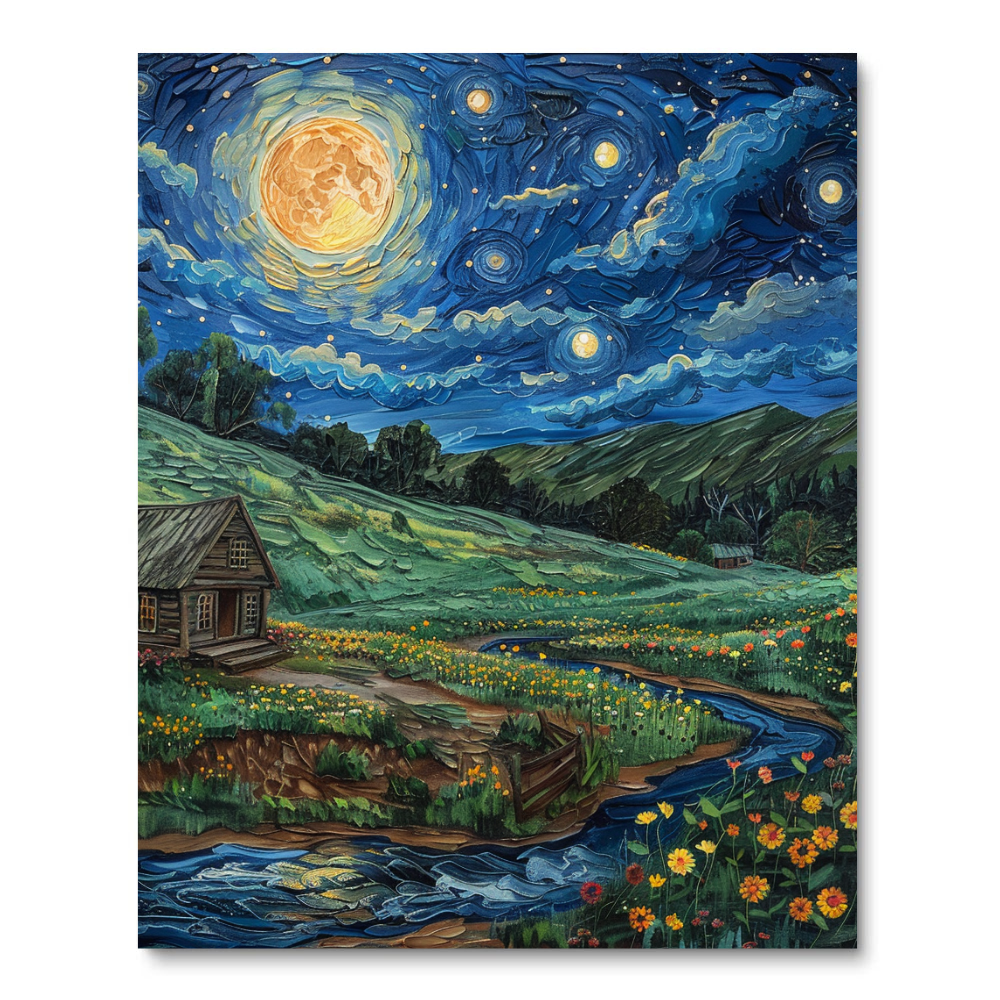 Van Gogh's Dreamland (Board Canvas)