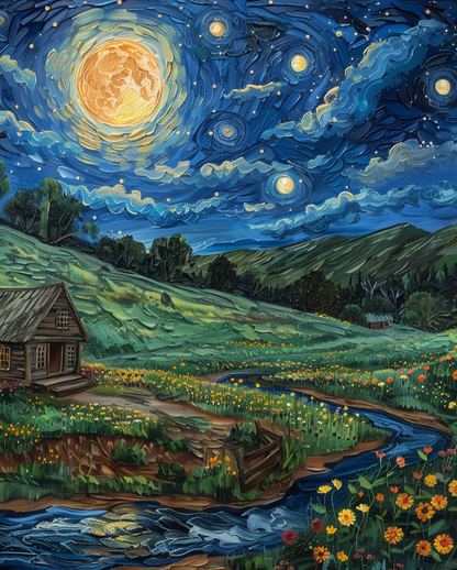 Van Gogh's Dreamland (Paint by Numbers)