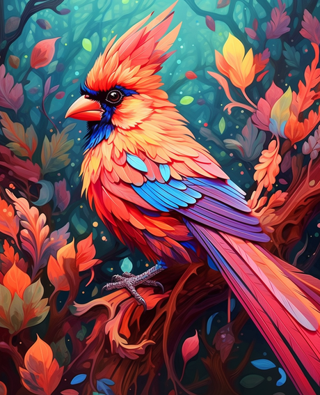 Vibrant Cardinal