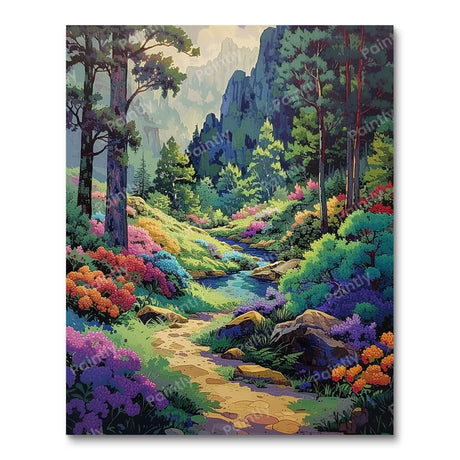 Vibrant Mosaic Horizon (Diamond Painting) Diamond Painting kit