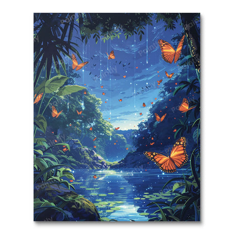 Vibrant Night Sky (Diamond Painting) Diamond Painting kit