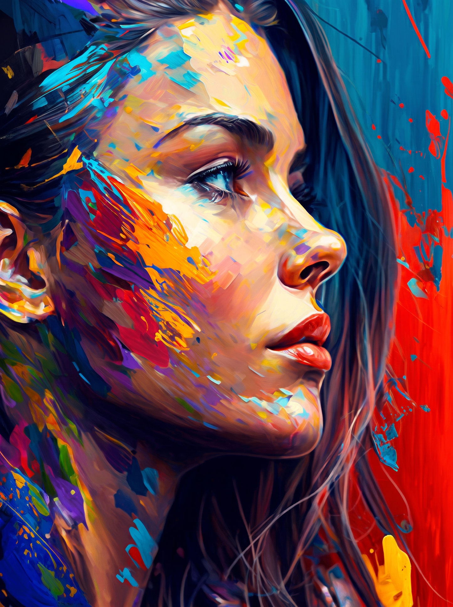Vibrant Thoughts III (Paint by Numbers)